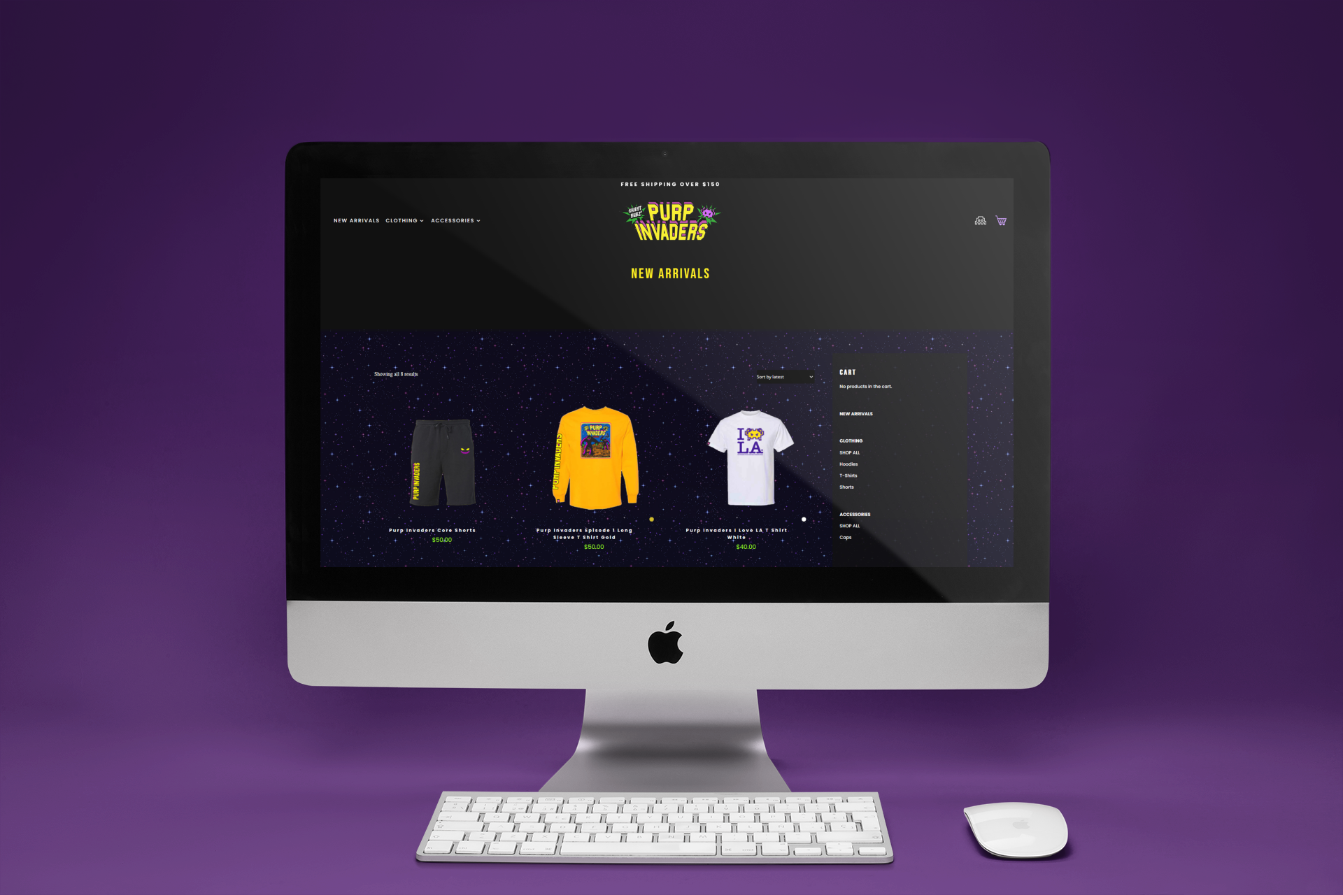 Purp Invaders Website