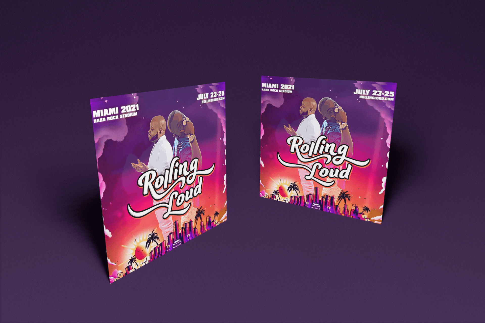 DJ Will Rolling Loud Flyer Design