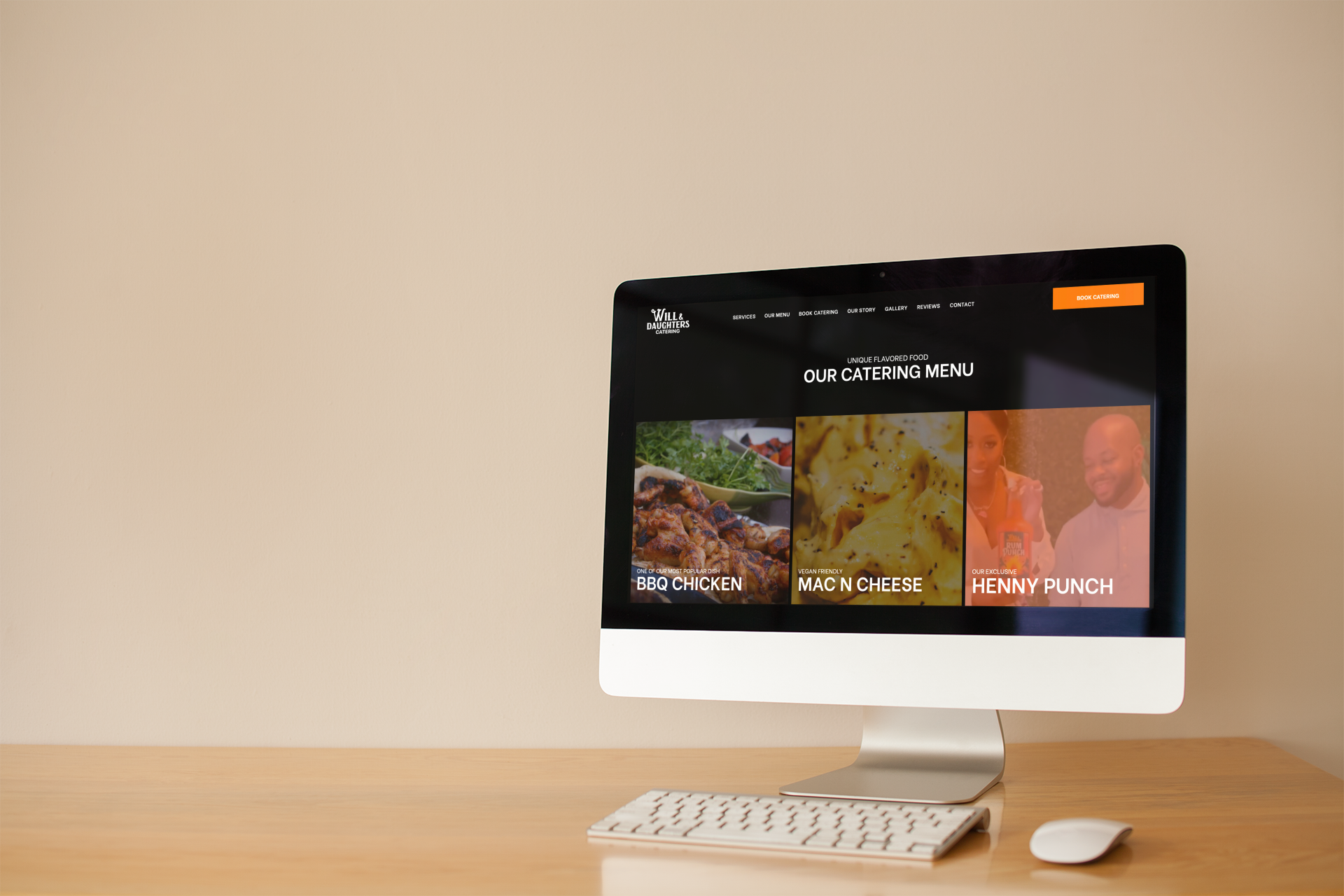 Will and Daughters Catering Website