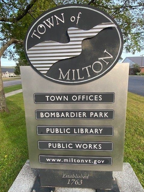 Milton, Vermont Town Clerk and real estate land records