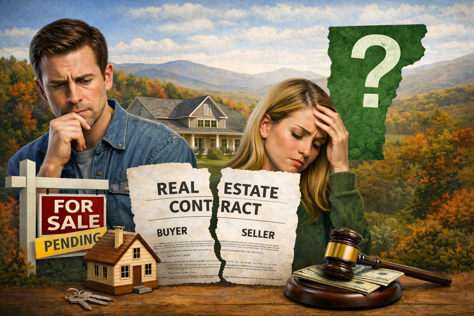 Can I Back Out of a Real Estate Contract in Vermont?