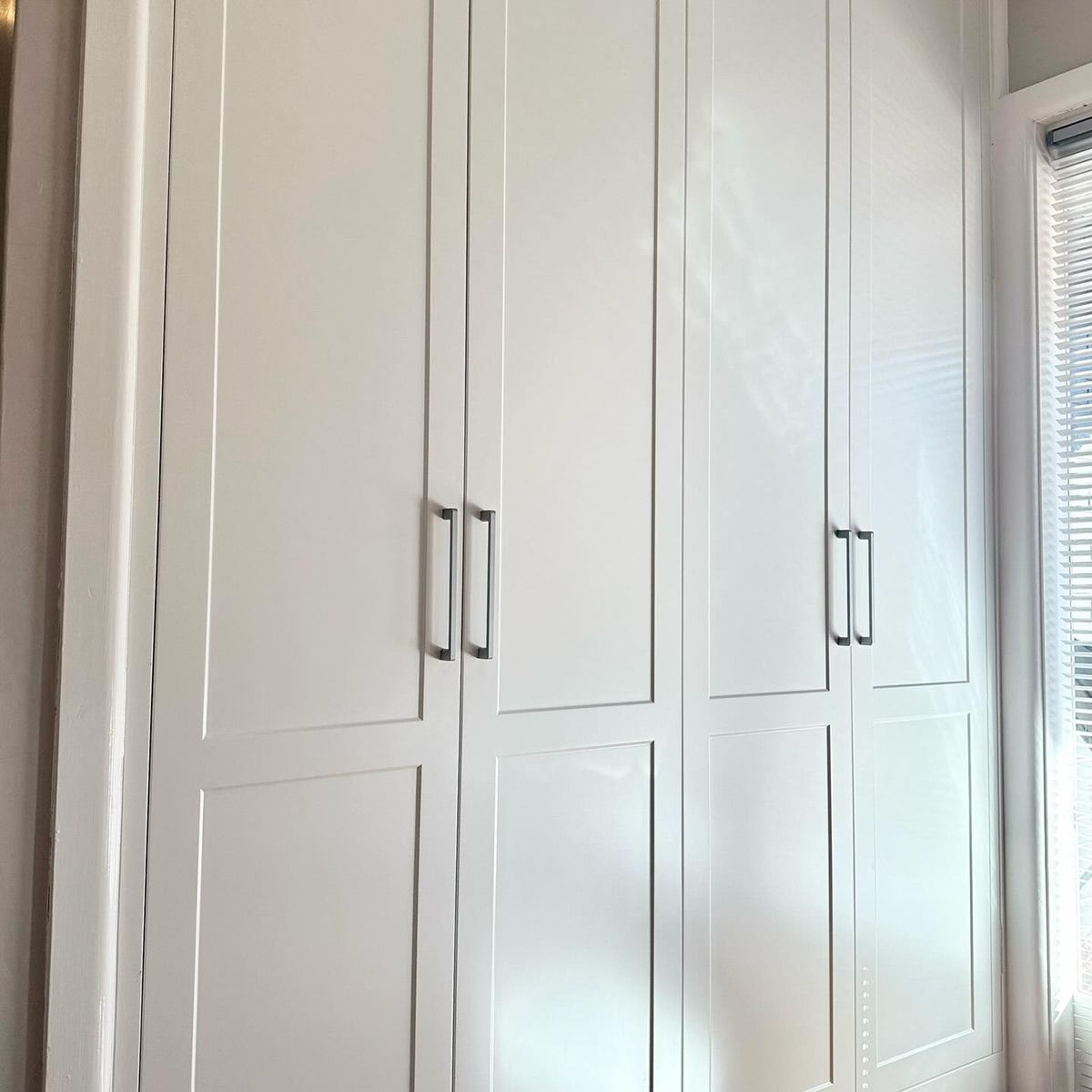 A Room With A Lot Of White Cabinets And A Window — Kreuzer Cabinets In East Wagga Wagga, NSW