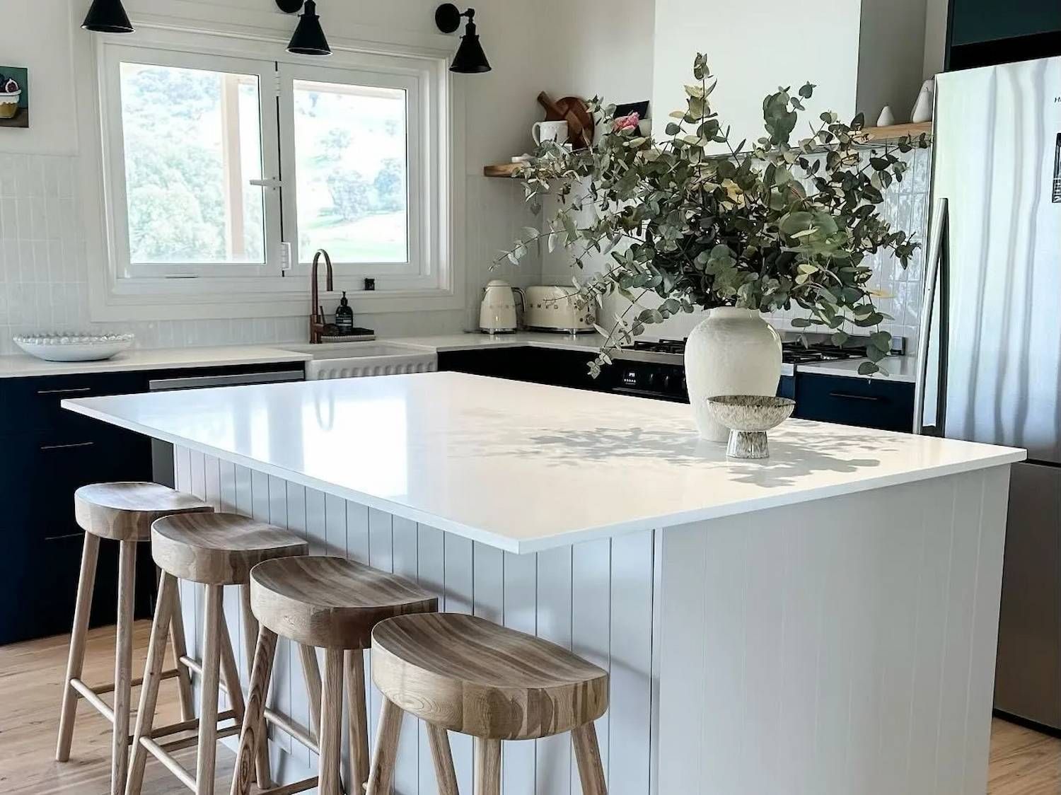 Modern Kitchen Island Showing How Much Does A Kitchen Renovation Cost