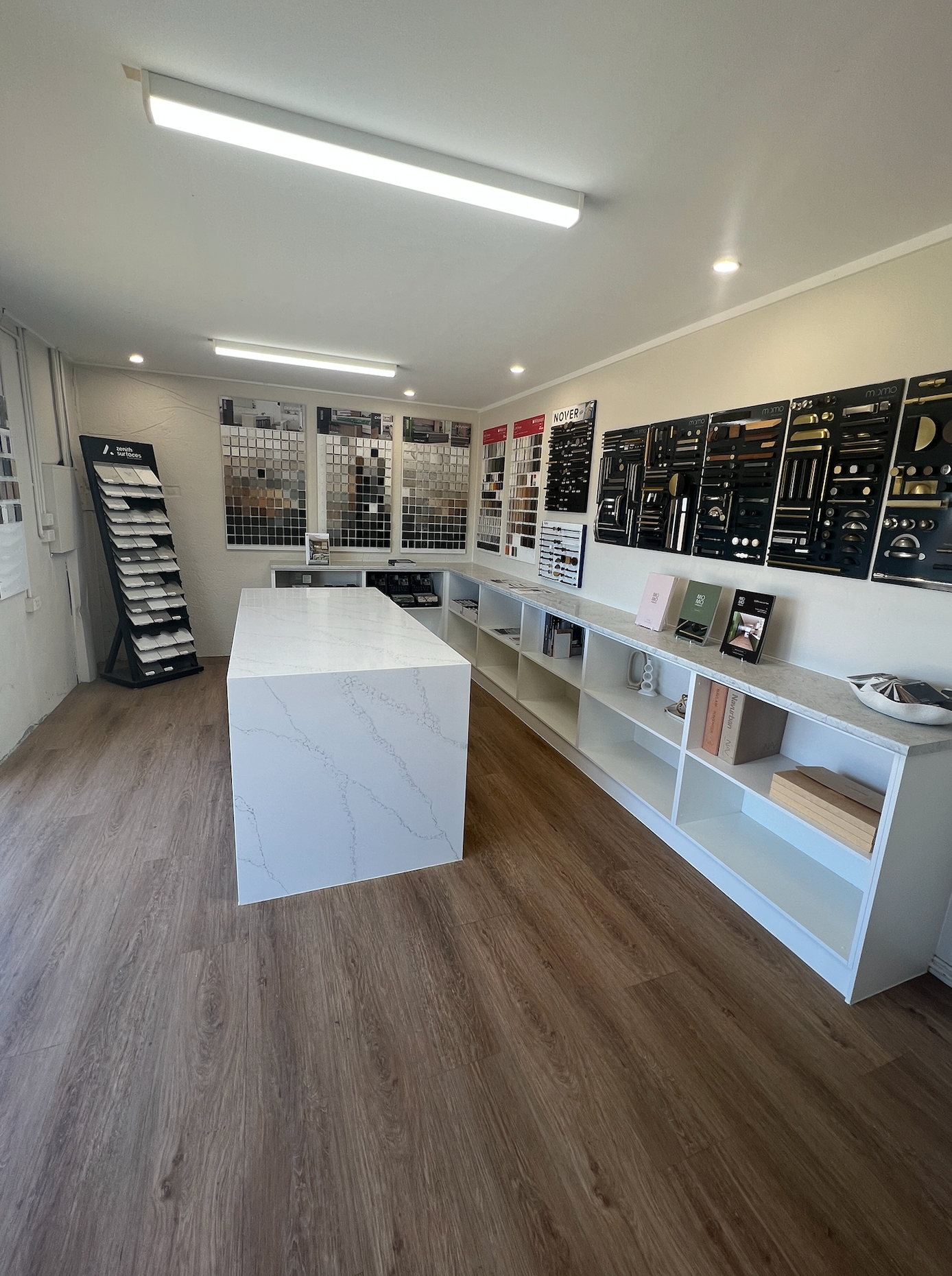 A Bathroom With Two Sinks, Two Mirrors, and a Walk in Closet — Kreuzer Cabinets In Canberra, ACT