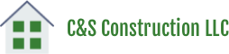 Logo of C&S Construction LLC with a house icon and green text.