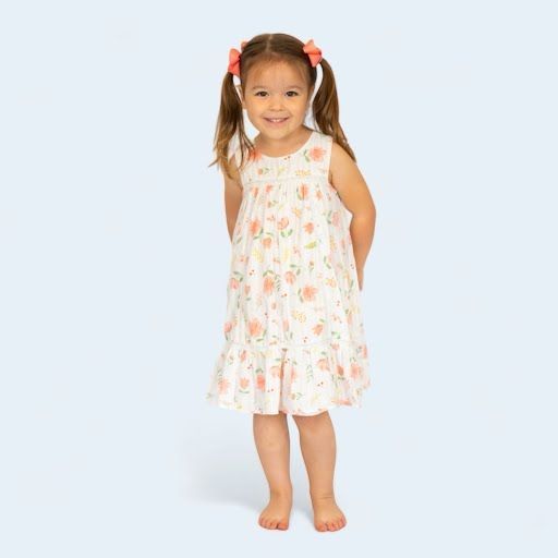 Picture of a little girl modeling