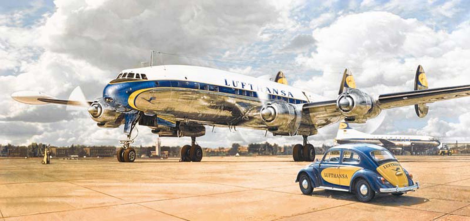 Heller 1-72 Super Constellation Box Art