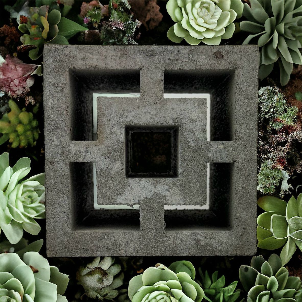 Breeze Block Style 3030 Square-in-Square