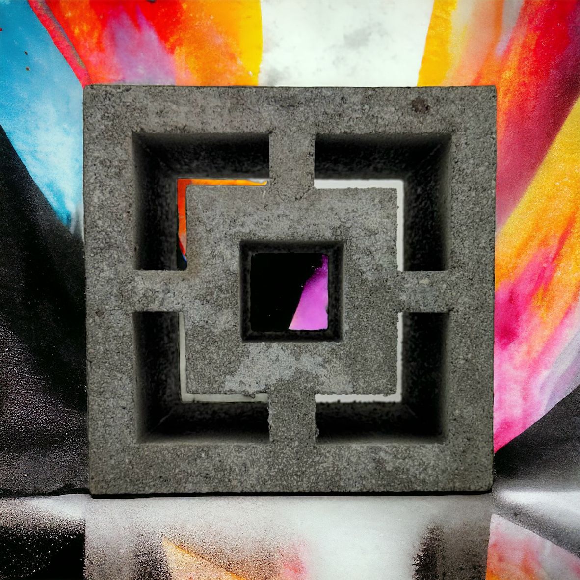 Breeze Block Style 3030 Square-in-Square