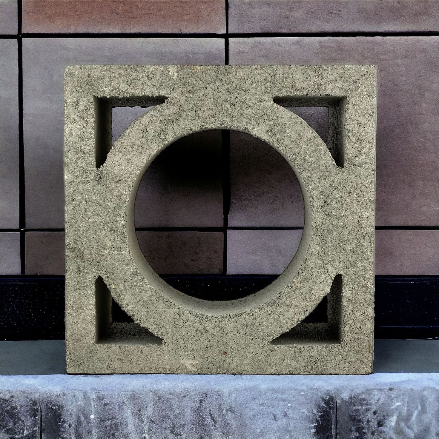 Breeze Block Style 1111 Circle-in-Square