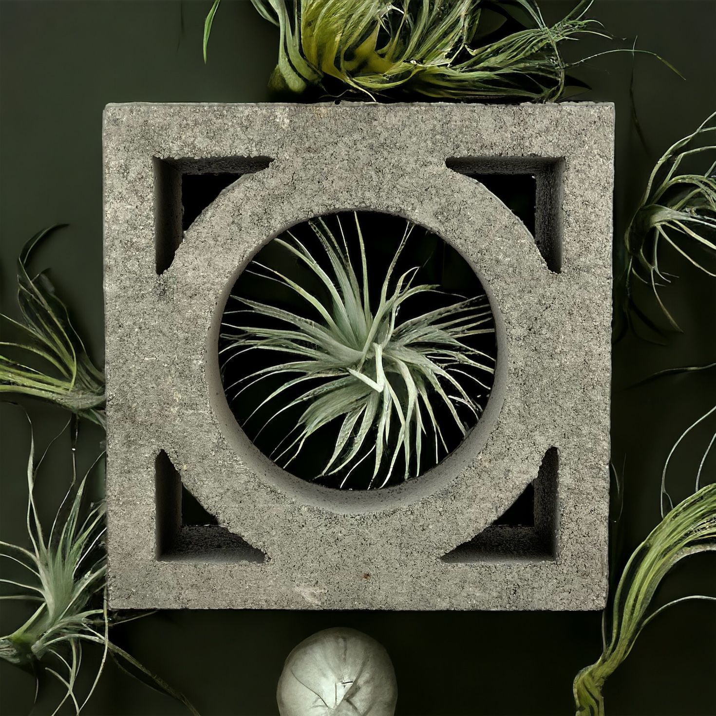 Breeze Block Style 1111 Circle-in-Square
