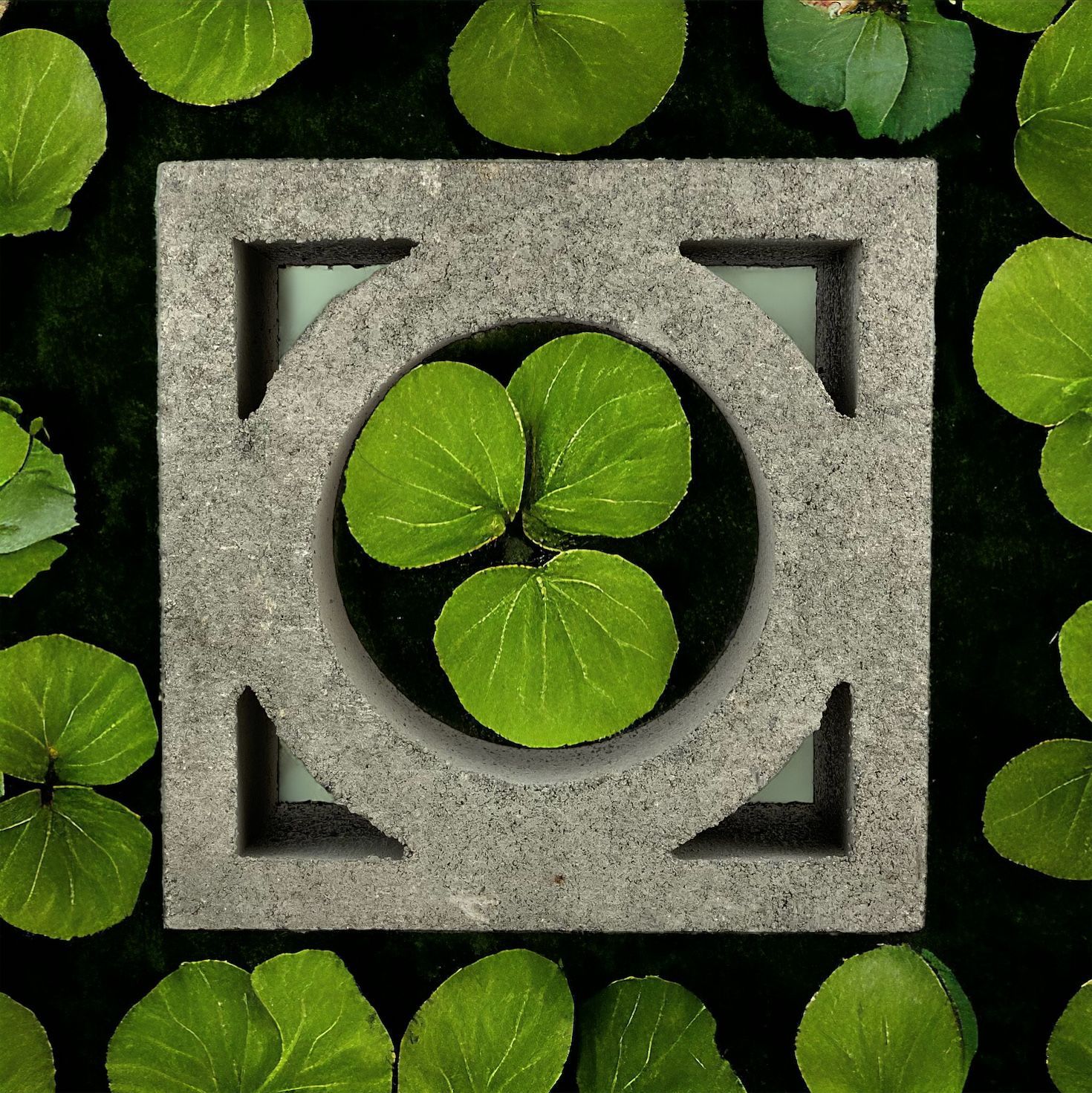 Breeze Block Style 1111 Circle-in-Square