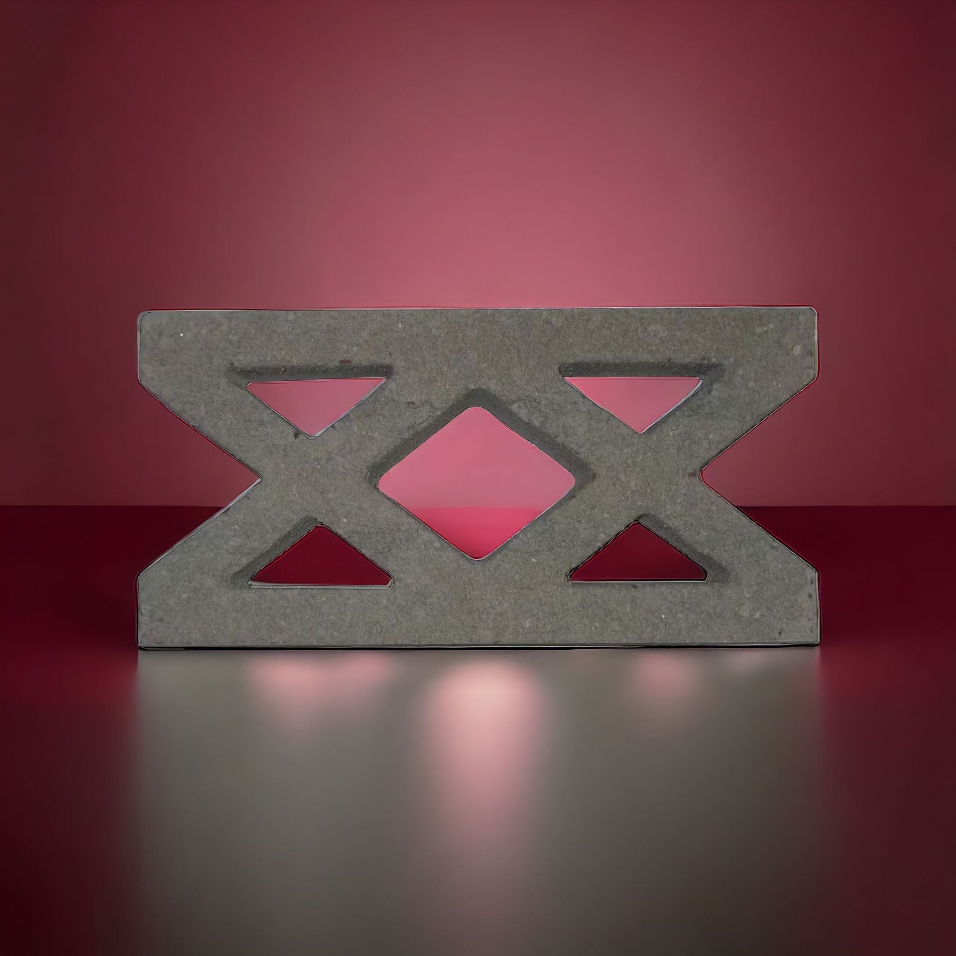 Breeze Block Style 1303 - Double X