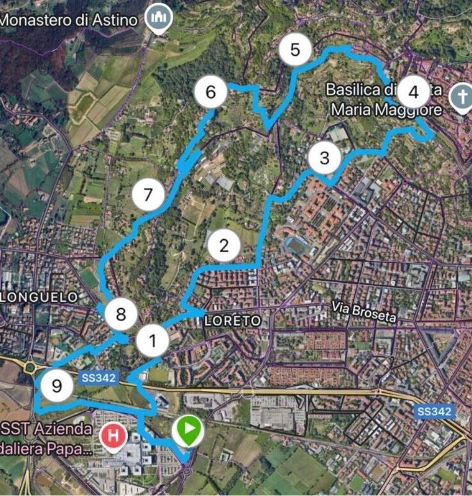 Percorso 10 Km