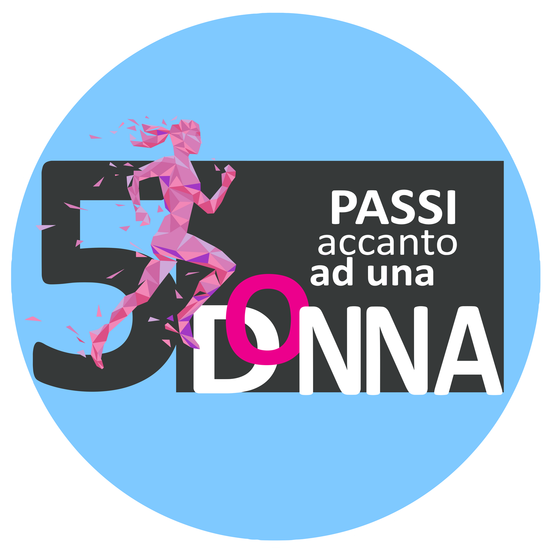 Logo Passi Accanto a una donna 2024