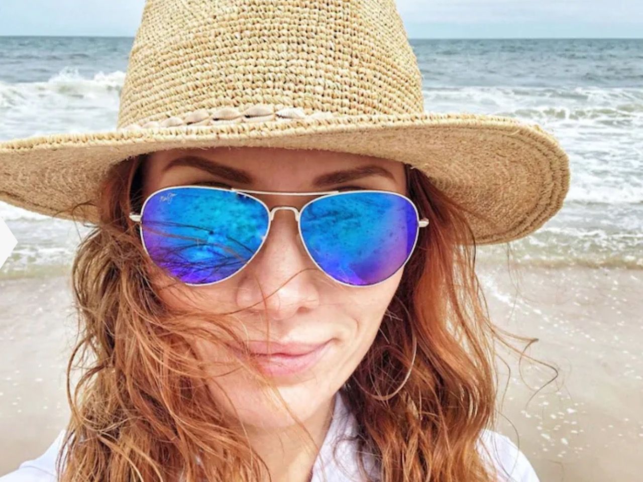 women wearing Maui Jim sunglasses