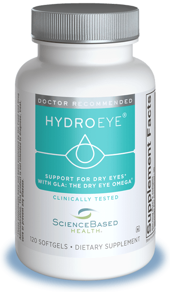 HydroEye supplement bottle
