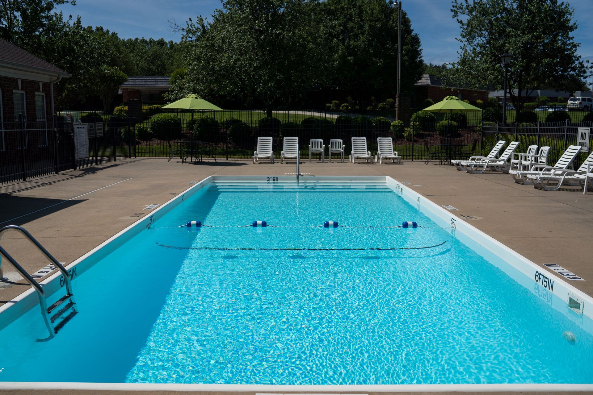 sparkling pool