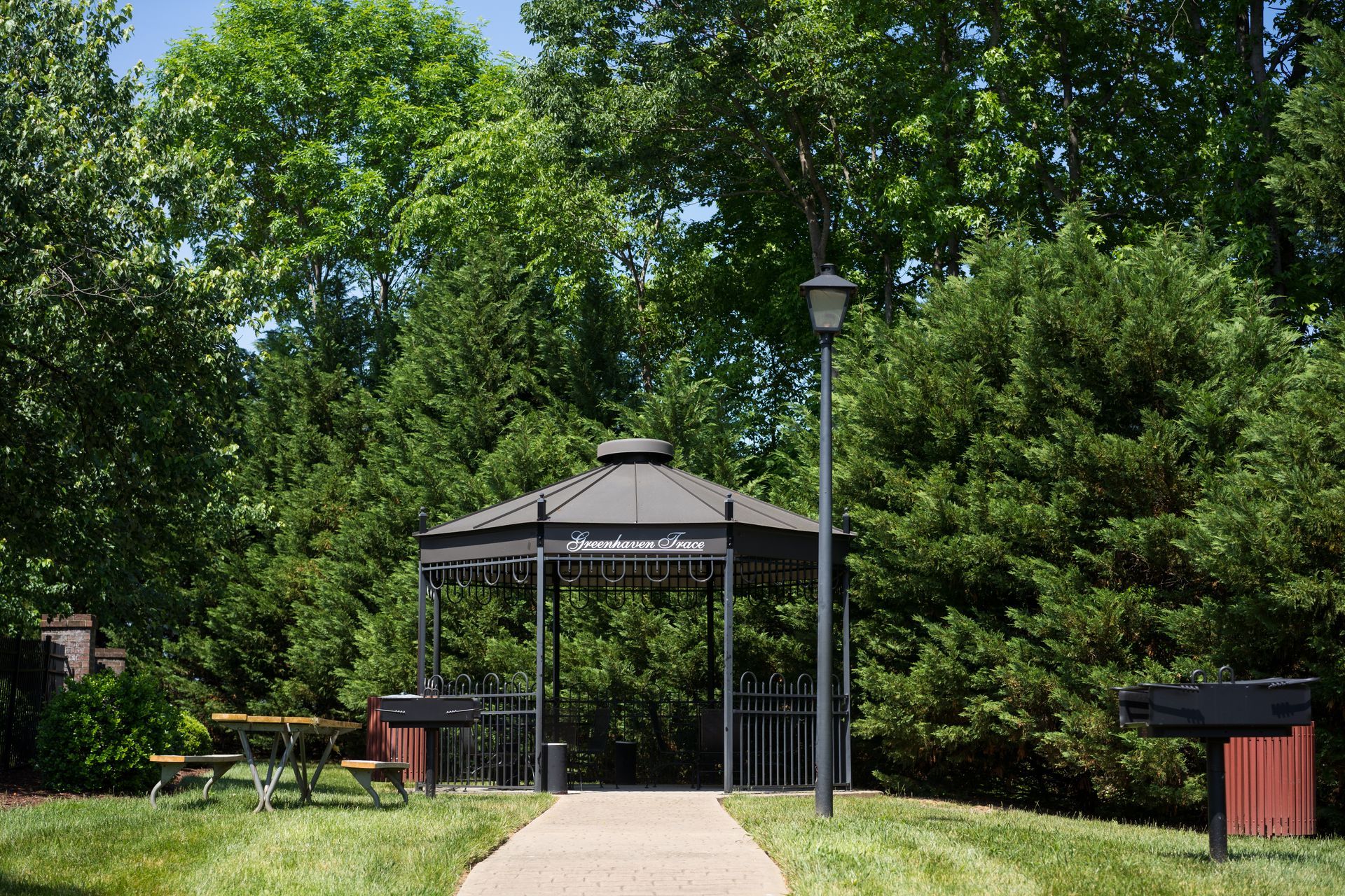 gazebo grilling area