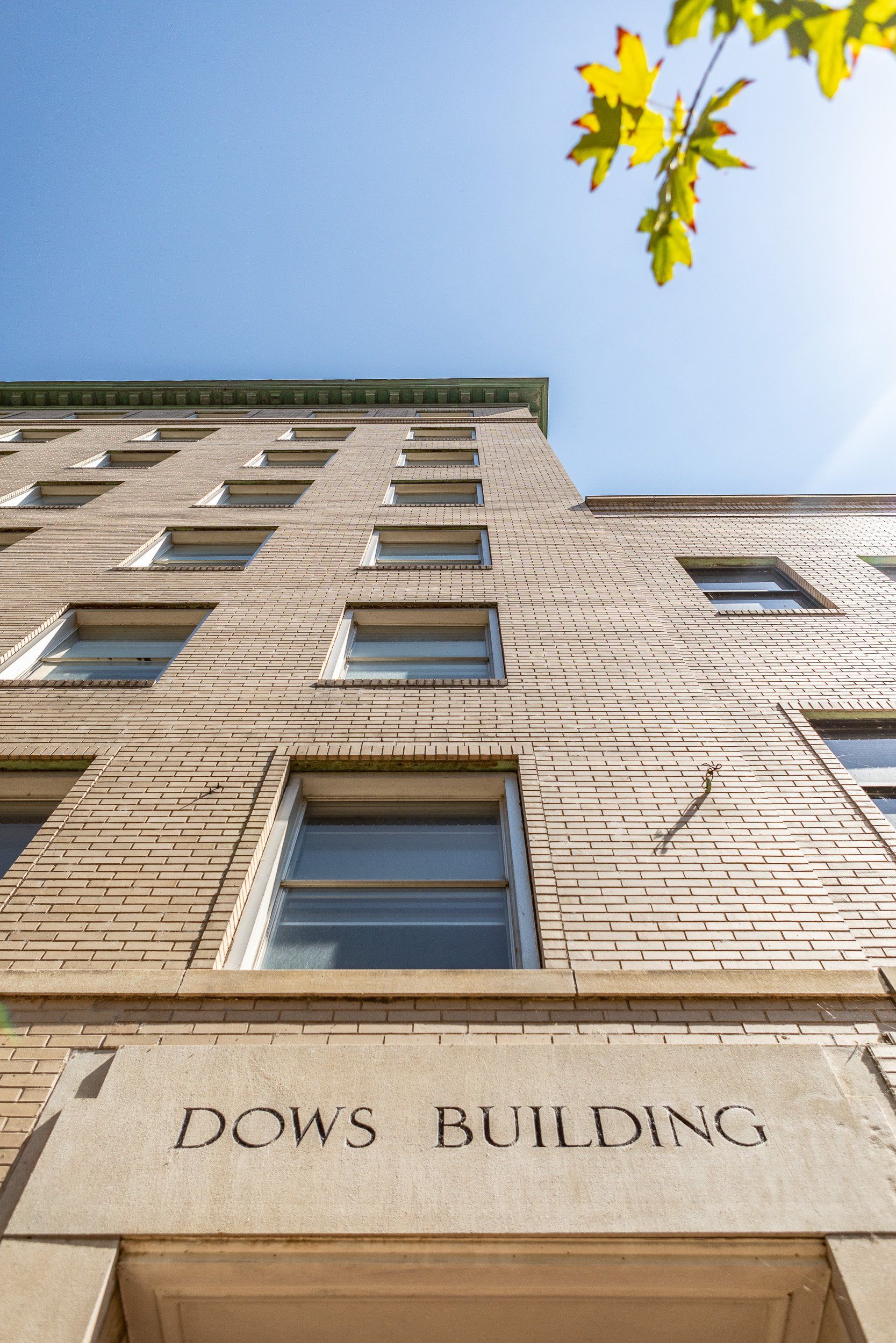 Exterior of Dows Building