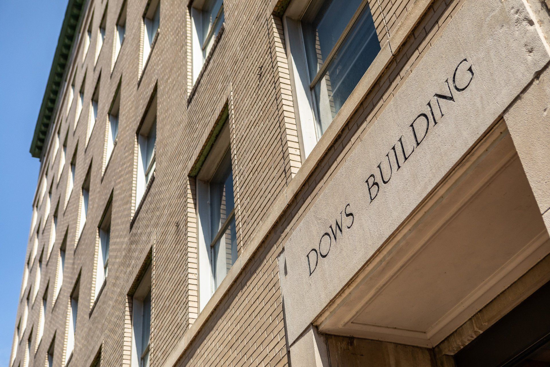 Exterior of Dows Building