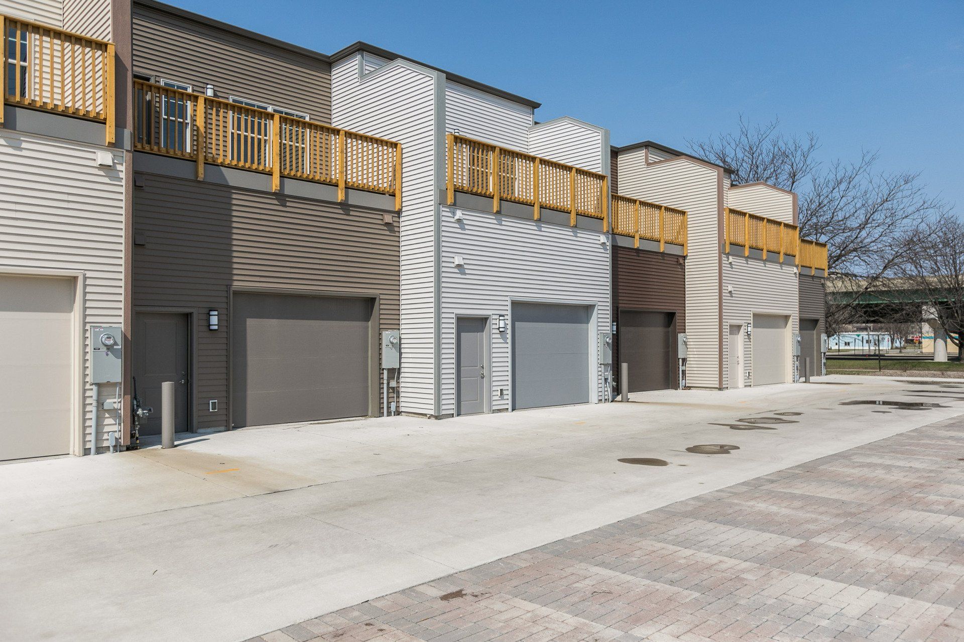 Exterior of garage