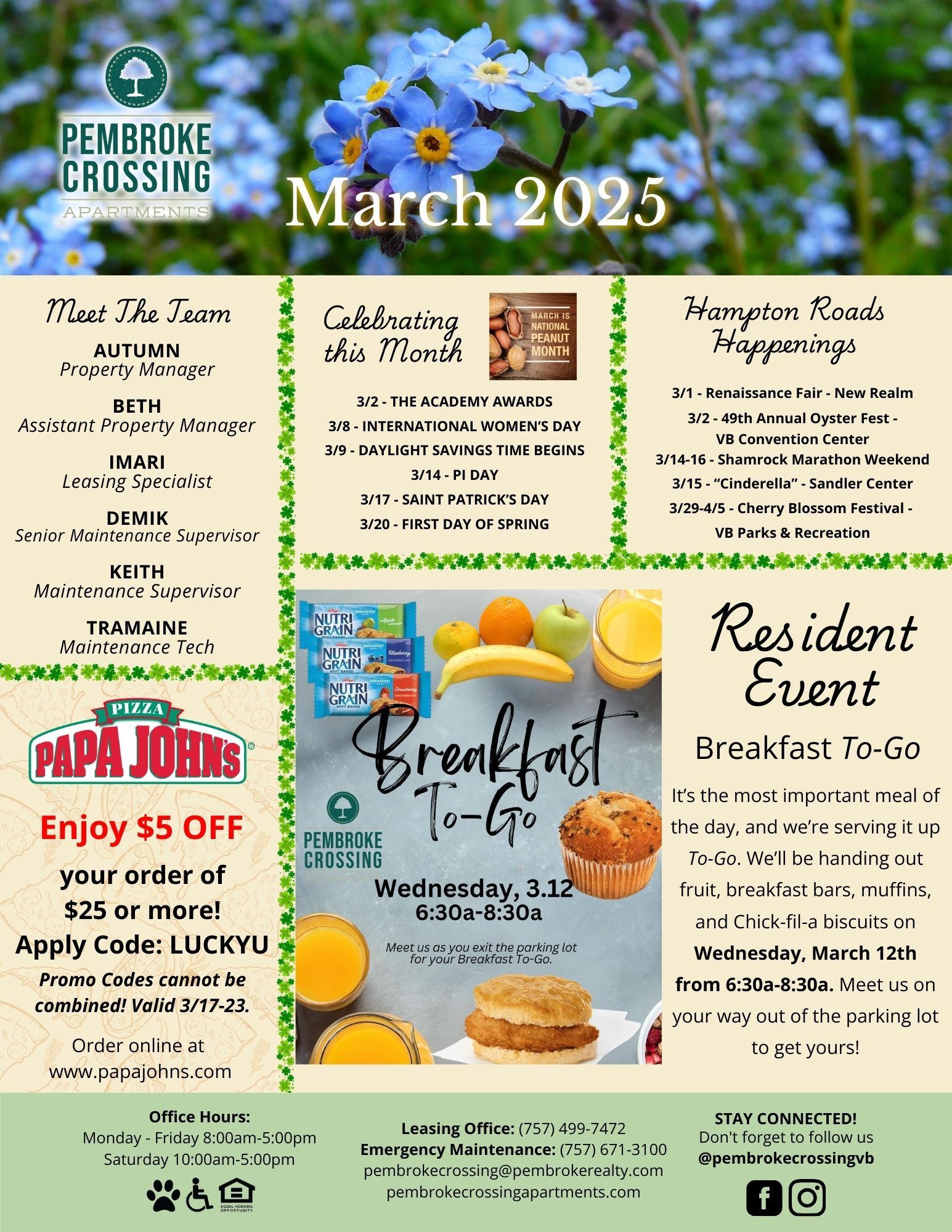 March 2025 Resident Newsletter