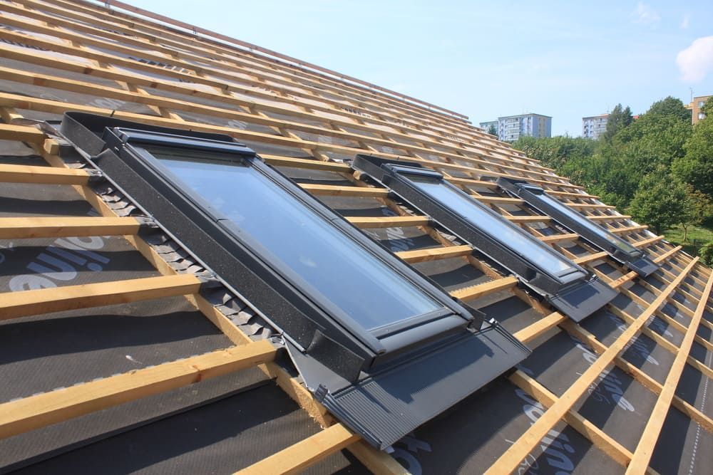 A Roof With a Lot of Skylights on It — Renovo Contractors in Belconnen, ACT