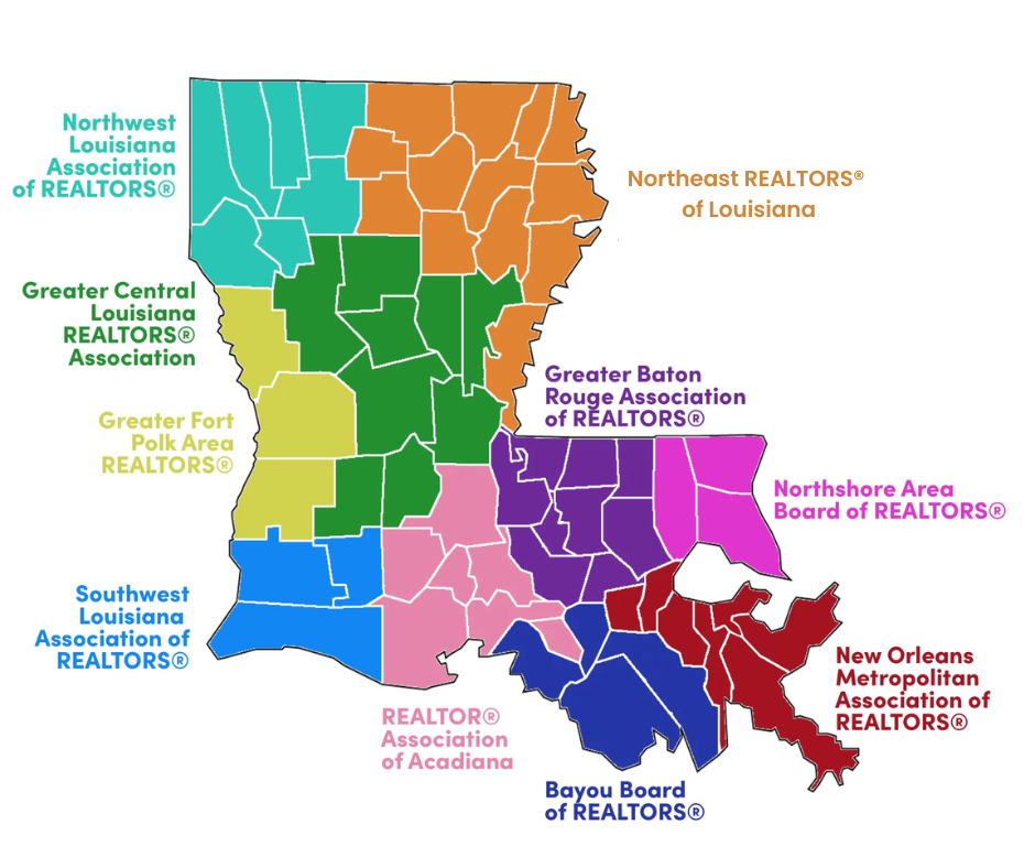 Louisiana REALTORS Regional Boards Local Louisiana REALTORS Boards