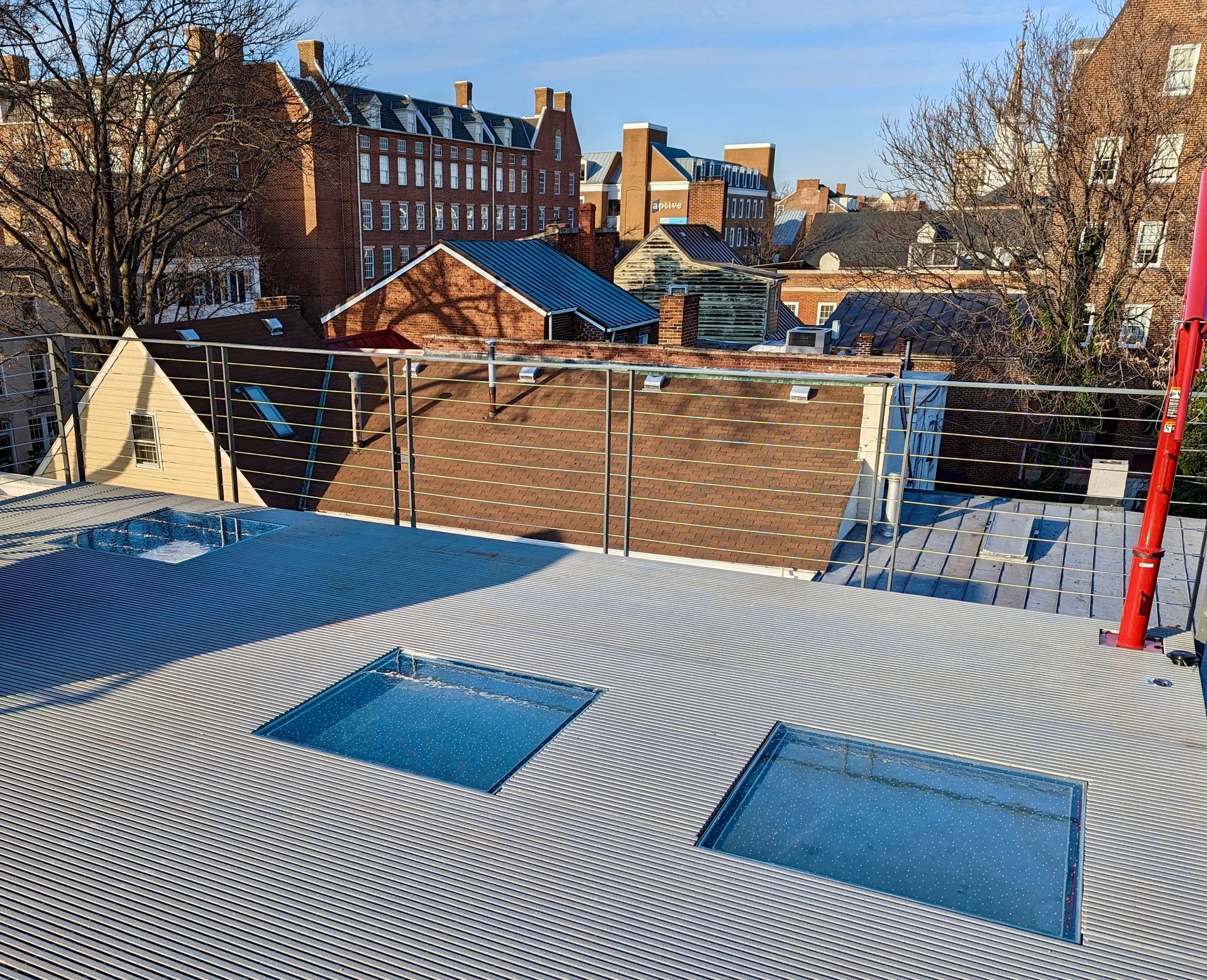 walkable glass skylights
