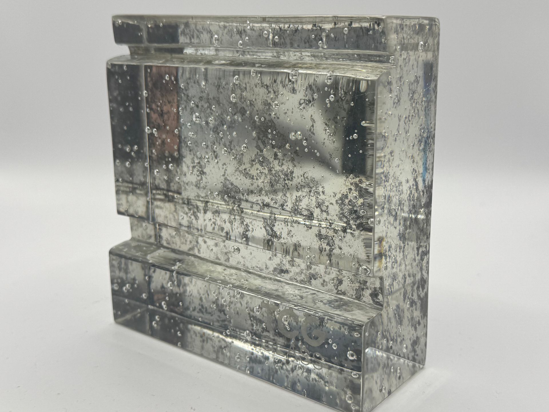 molten cast glass moulding
