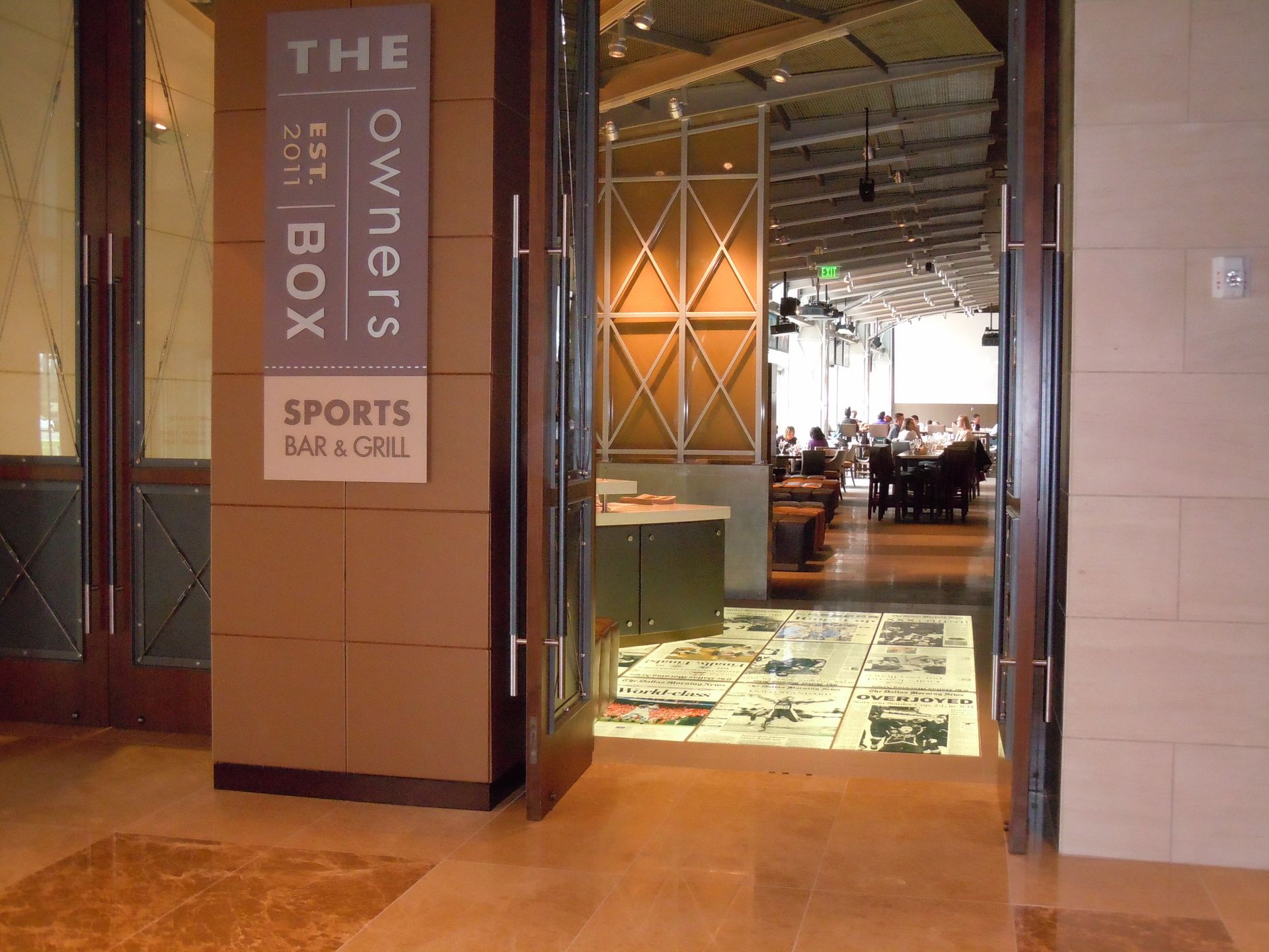 Entrance to 