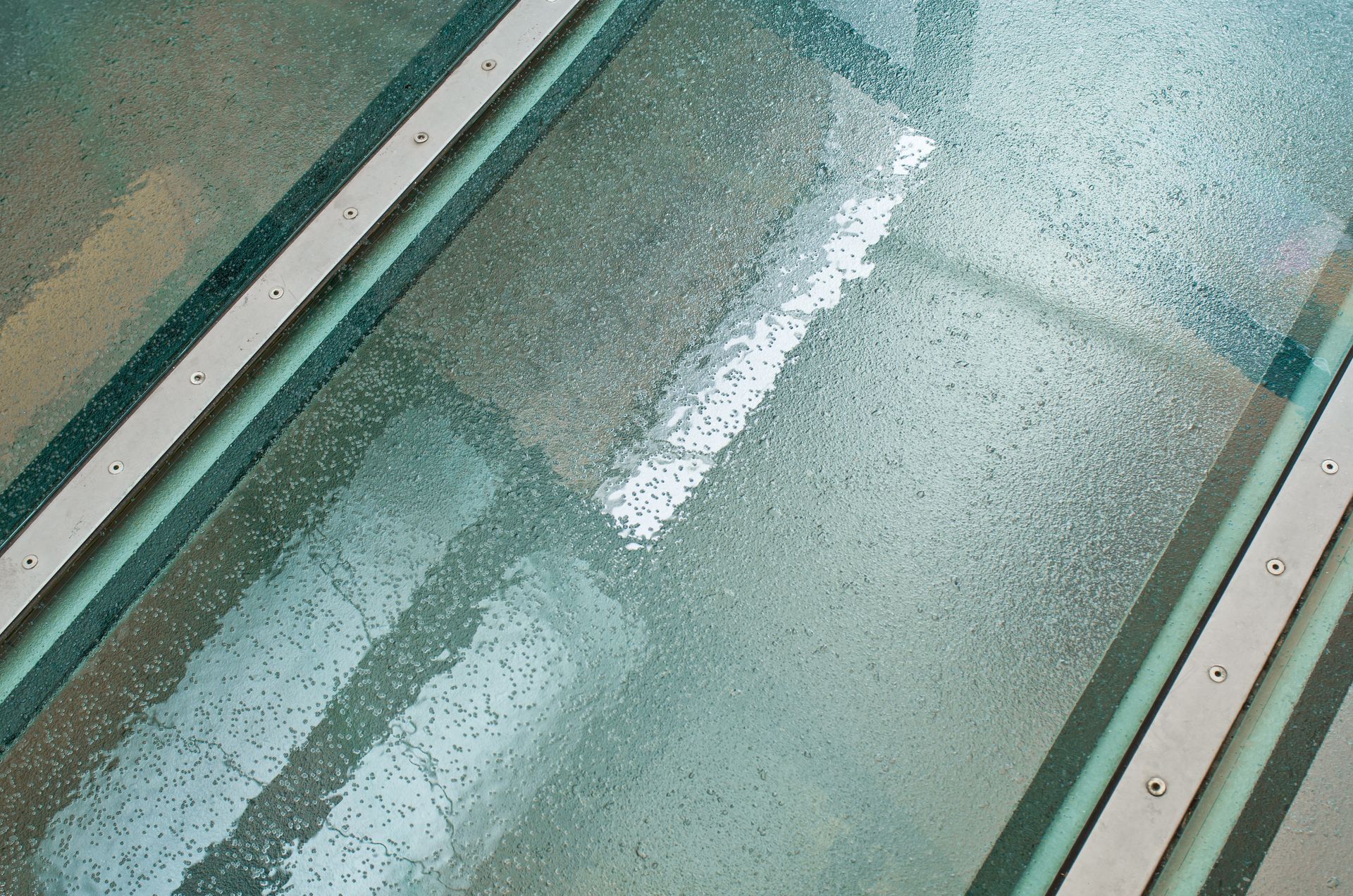 glass flooring bridge OKC Federal project