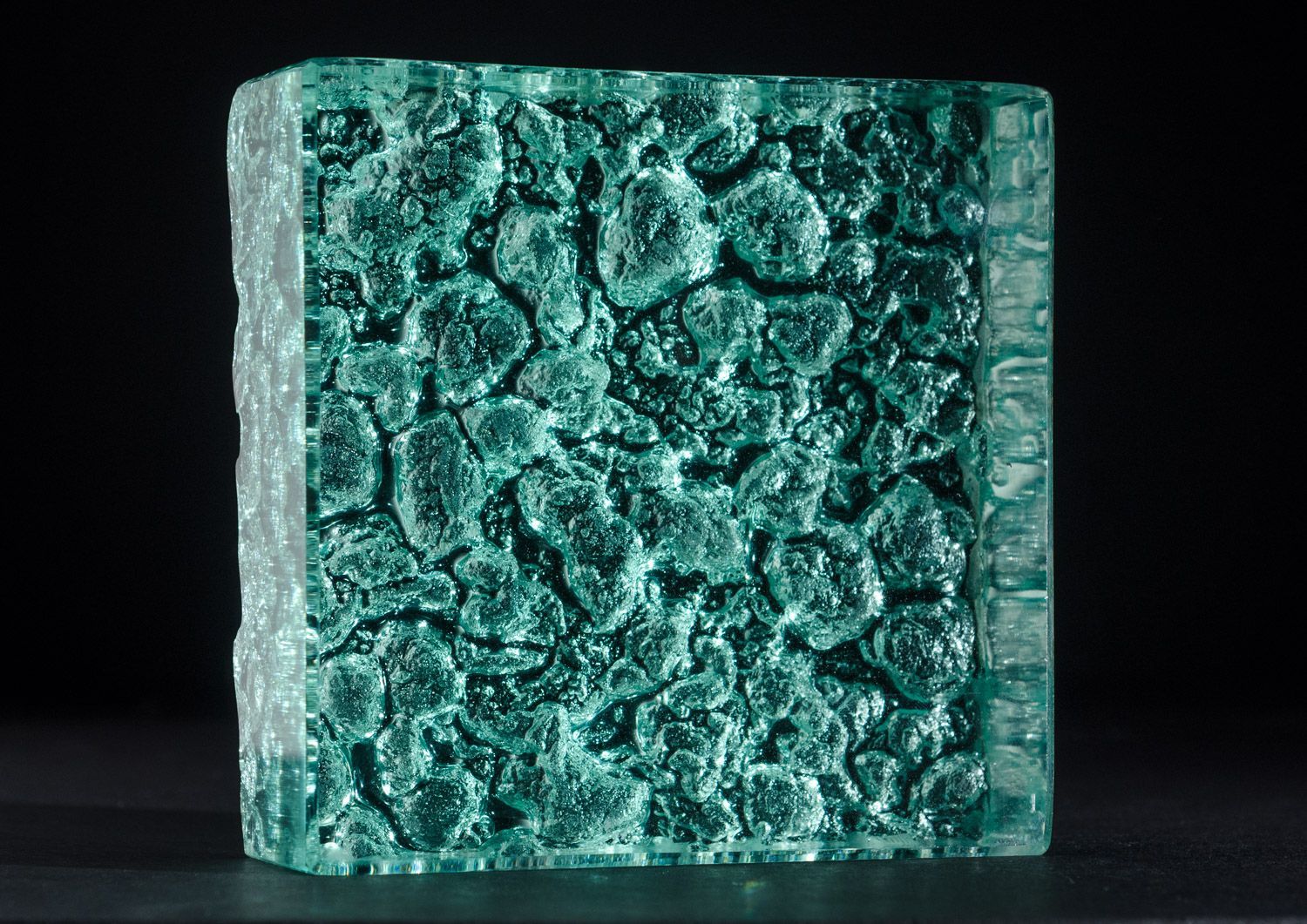 pablos texture green glass