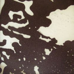 brown and white liquid lava