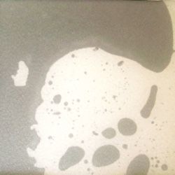 gray and whit liquid lava