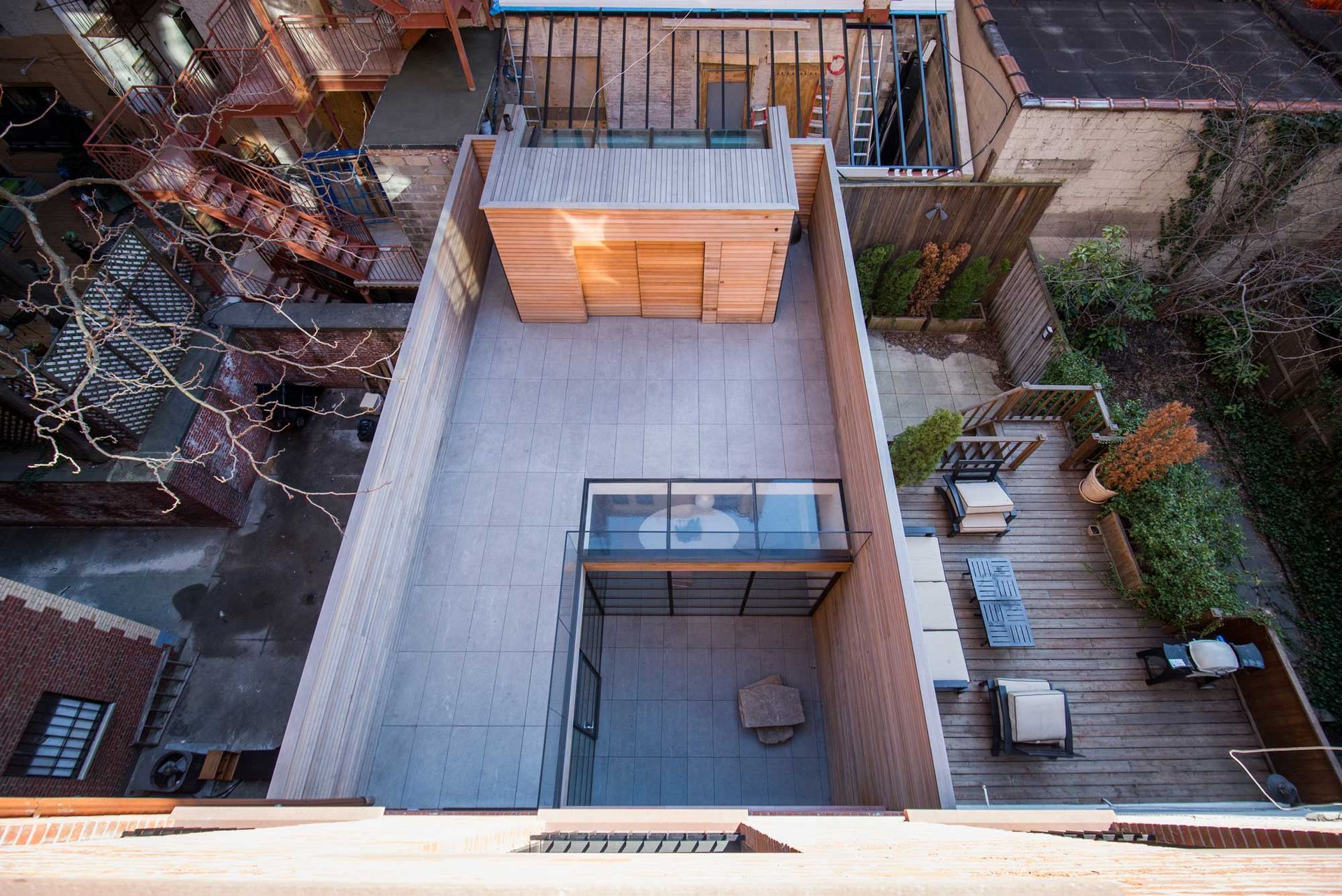 walkable skylights in nyc building
