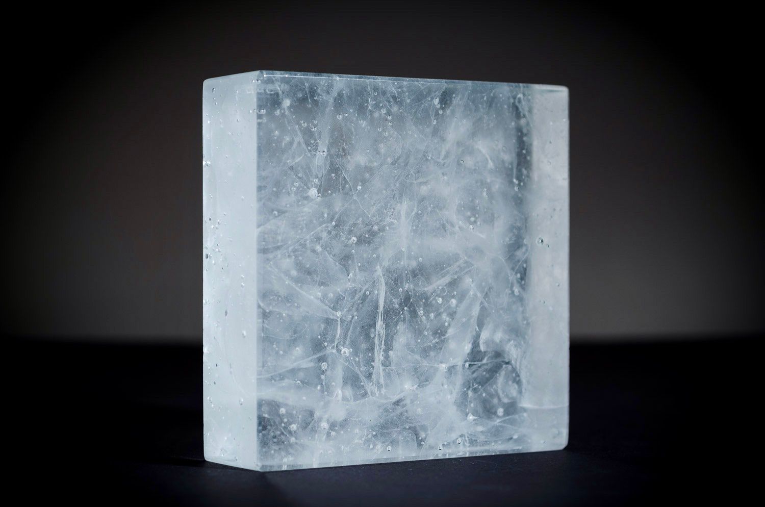 glass counter top sample block