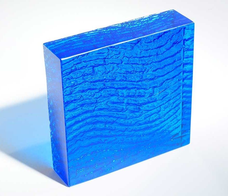 TRUE Colors Blue glass.