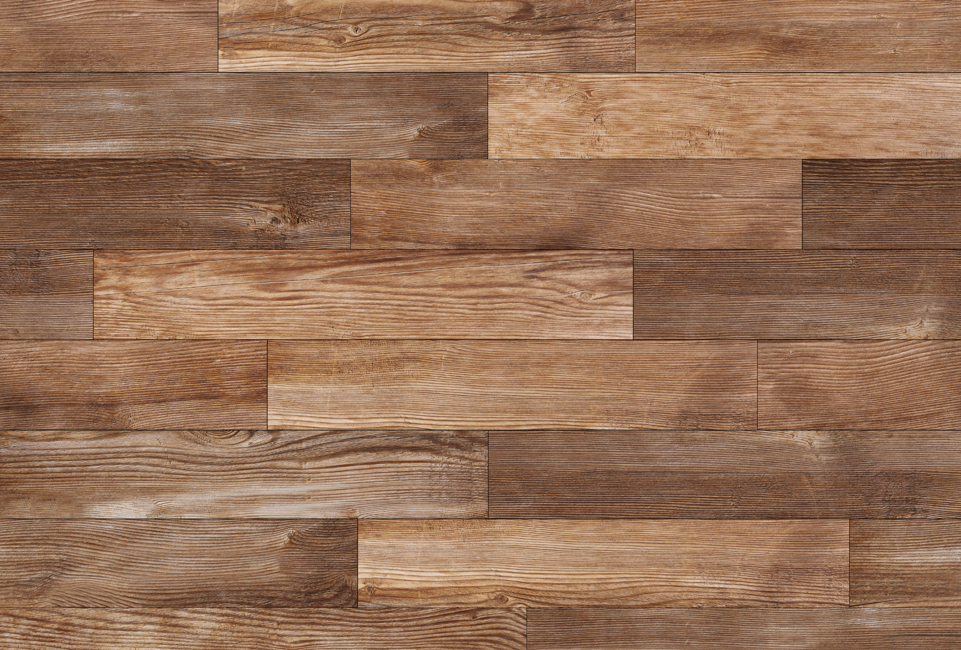 A close up of a wooden floor with a seamless texture.