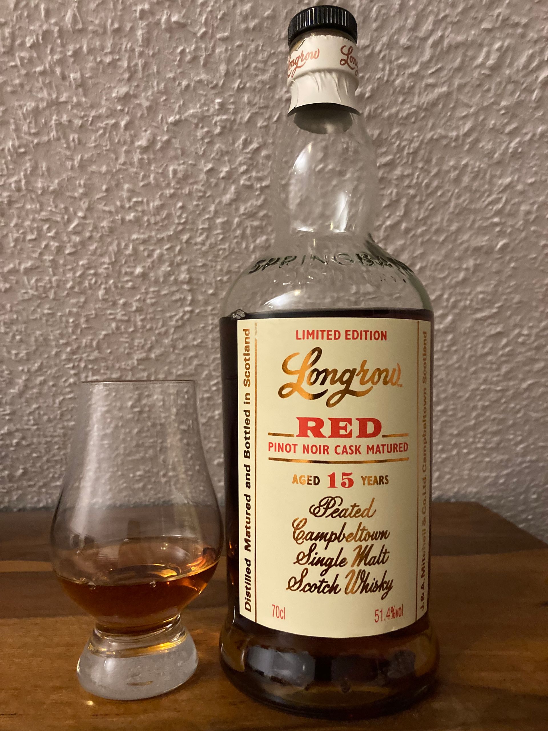 Longlow　RED 15years Review: Longrow Red 15 Years Pinot Noir Cask (2022) – Words