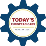 Logo for Demo Auto Repair: text with a gear icon, red and navy colors.