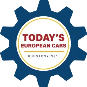 Logo for Demo Auto Repair: text with a gear icon, red and navy colors.