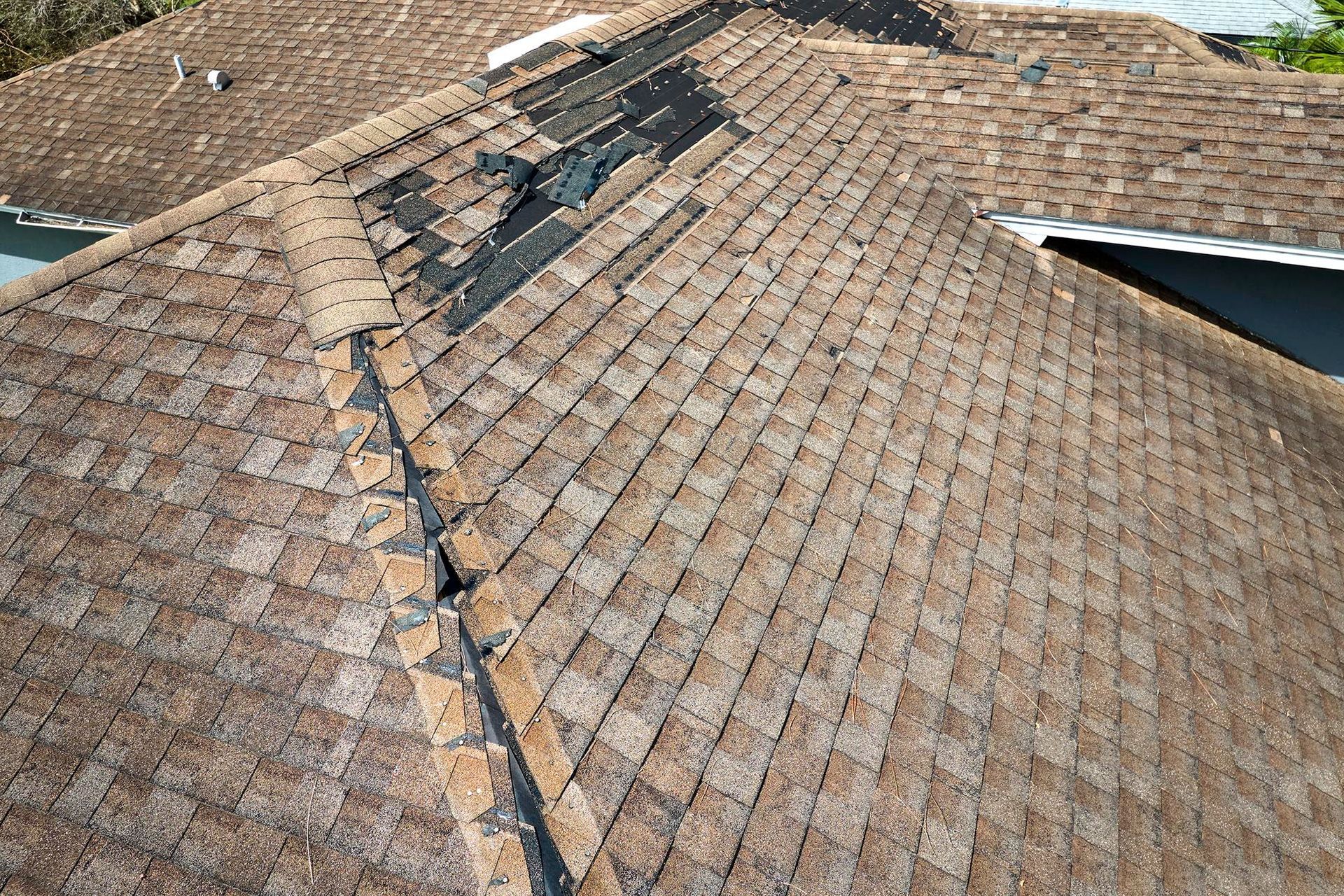 Check roof condition for visible damage