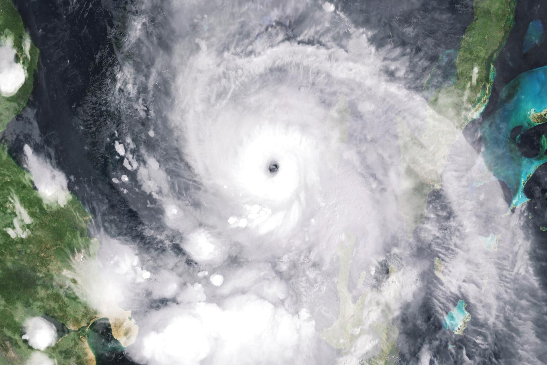 Home inspector checking exterior safety before hurricane season
