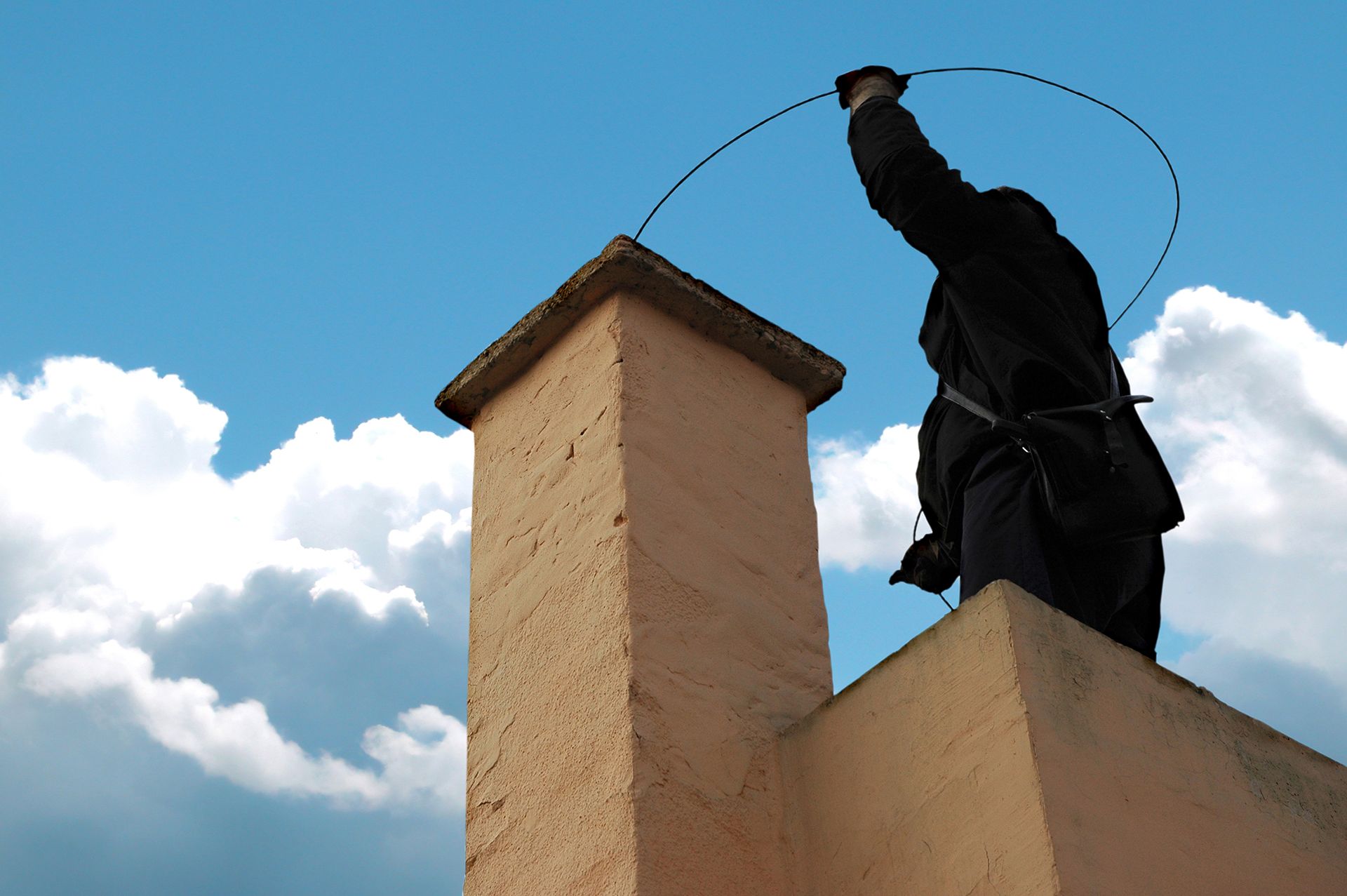 Brushing Chimney