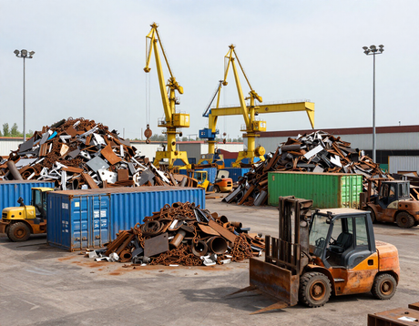 Rottami metallici e area di recupero Metalfer