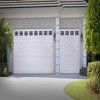 Double White Garage Doors