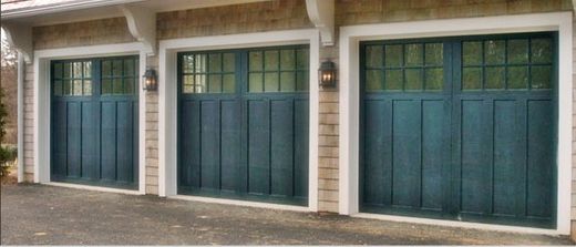 Blue Garage Doors