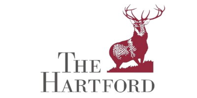 The hartford logo has a deer on it